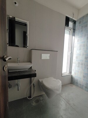 Bathroom in 3 BHK Apartment at Sheth Zuri, Laxmi Nagar – for Rent