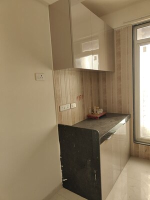 Kitchen in 3 BHK Apartment at Sheth Zuri, Laxmi Nagar – for Rent