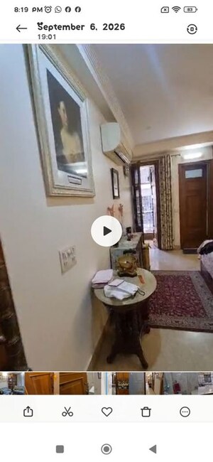 3 BHK Builder Floor For Rent in Chittaranjan Park