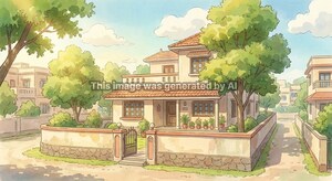  Independent House – Exterior View View at Mota - for Sale