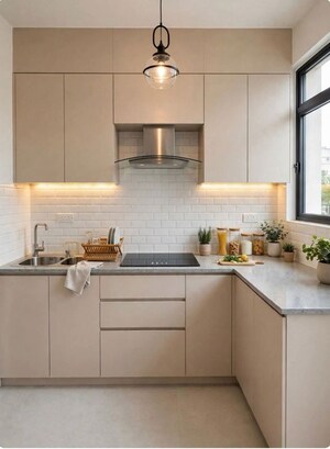 Kitchen in 1 BHK Builder Floor at Sector 42 – for Rent