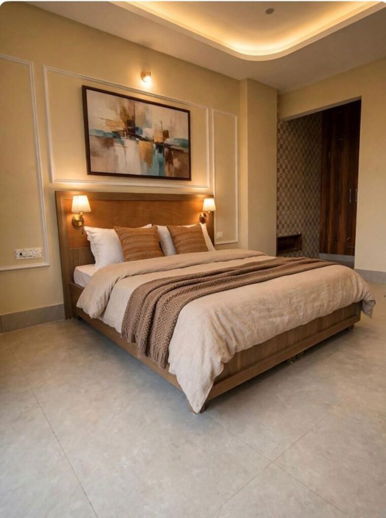 Bedroom, sector 42 1 Bedroom 350 Sq.Ft. Builder Floor In Sector 42 Gurgaon 10654381