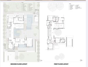 Floor Plan in 6+ BHK Villa at Palm Residency Chhatarpur, Chattarpur – for Sale