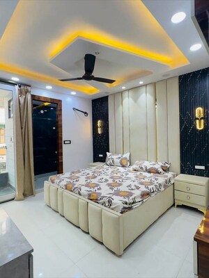 Bedroom in 1 BHK Builder Floor at Mahavir Enclave – for Sale