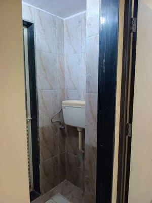 Bathroom in 1 BHK Apartment at Platinum Om Sai Shrushti, Ulwe – for Rent