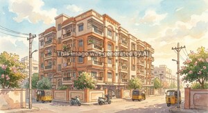  Apartment – Exterior View View at Upparpalli - for Sale