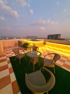 Team Area in 3 BHK Apartment at Maya Green Lotus Saksham, International Airport Road – for Rent