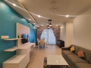 Team Area in 2 BHK Apartment at Bhartiya Nikoo Homes, Thanisandra Main Road – for Rent