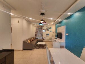 Team Area in 2 BHK Apartment at Bhartiya Nikoo Homes, Thanisandra Main Road – for Rent