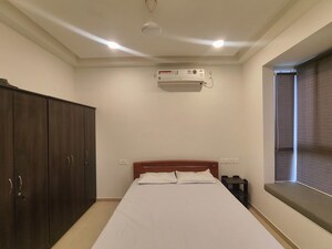 Kitchen in 2 BHK Apartment at Bhartiya Nikoo Homes, Thanisandra Main Road – for Rent