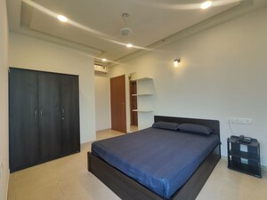 Bedroom in 2 BHK Apartment at Bhartiya Nikoo Homes, Thanisandra Main Road – for Rent
