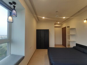 Building Lobby in 2 BHK Apartment at Bhartiya Nikoo Homes, Thanisandra Main Road – for Rent