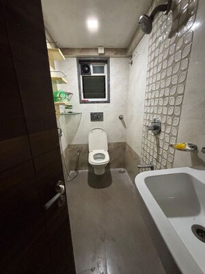 Bathroom in 2 BHK Apartment at Maruti Radhamit, Nerul – for Rent