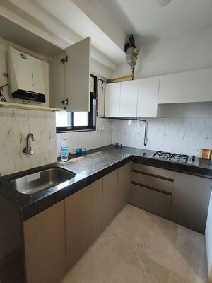 Kitchen in 1 BHK Apartment at Platinum Tower 7, Andheri West – for Rent
