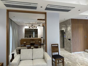 Living Room in 4 BHK Villa at Adani The North Park, Shantigram – for Rent