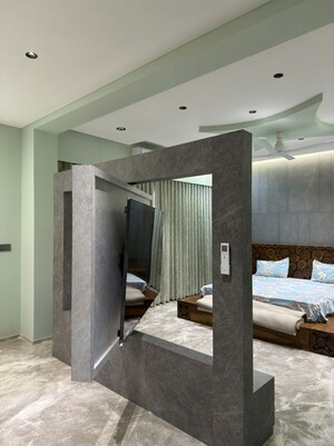 Building Lobby in 4 BHK Villa at Adani The North Park, Shantigram – for Rent