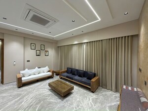 Living Room in 4 BHK Villa at Adani The North Park, Shantigram – for Rent