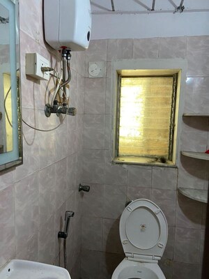 Bathroom in 3 BHK Apartment at China Link Apartment, Malad West – for Rent