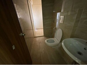 Bathroom in 2 BHK Apartment at Siddhi Highland Springs, Dhokali – for Rent