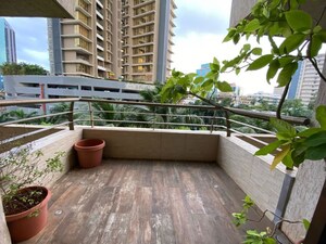 Balcony in 2.5 BHK Apartment at Oberoi Springs, Andheri West – for Rent
