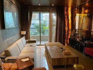 Living Room in 2.5 BHK Apartment at Oberoi Springs, Andheri West – for Rent