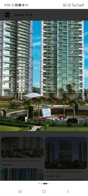 3.5 BHK Apartment For Rent in Mahagun Mezzaria, Sector 78