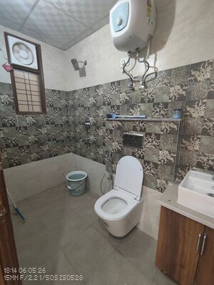 Bathroom in 3 BHK Builder Floor at Sector 14 – for Rent