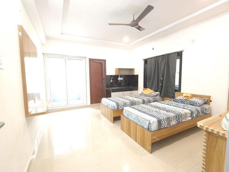 Bedroom, sri-balaji-nivas-gachibowli 1 RK 450 Sq.Ft. Apartment In Gachibowli Hyderabad 10655083