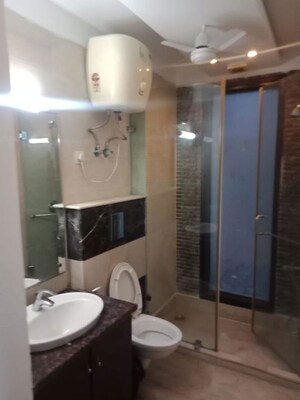 Bathroom in 3 BHK Builder Floor at Greater Kailash I – for Rent