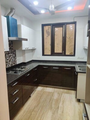 Kitchen in 3 BHK Builder Floor at Greater Kailash I – for Rent