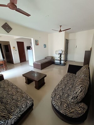 Living Room in 2 BHK Apartment at The Parkland, Balewadi – for Rent