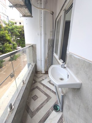 Balcony in 1 BHK Apartment at Radha Nilayam Gachibowli, Gachibowli – for Rent