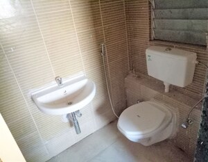 Bathroom in 1 BHK Apartment at DB Orchid Ozone, Dahisar East – for Rent