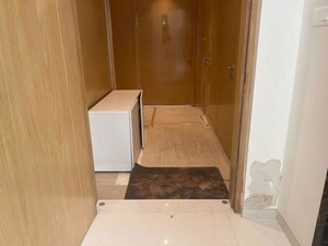 Bathroom in 3 BHK Apartment at Lodha World View, Worli – for Rent