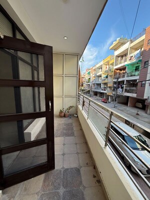 Balcony in 2.5 BHK Apartment at Shri Devaji Residency, Dhakoli – for Sale