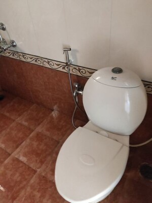 Bathroom in 3 BHK Apartment at VRR Heritage I, Marathahalli – for Rent