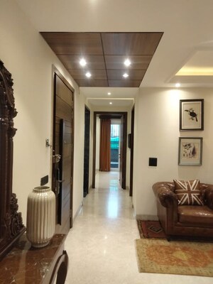 Living Room in 3 BHK Apartment at Greater Kailash ii – for Rent