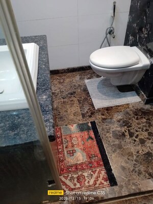 Bathroom in 3 BHK Apartment at Greater Kailash I – for Rent