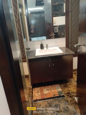 Bathroom in 3 BHK Apartment at Greater Kailash I – for Rent