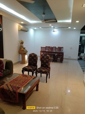 Living Room in 3 BHK Apartment at Greater Kailash I – for Rent