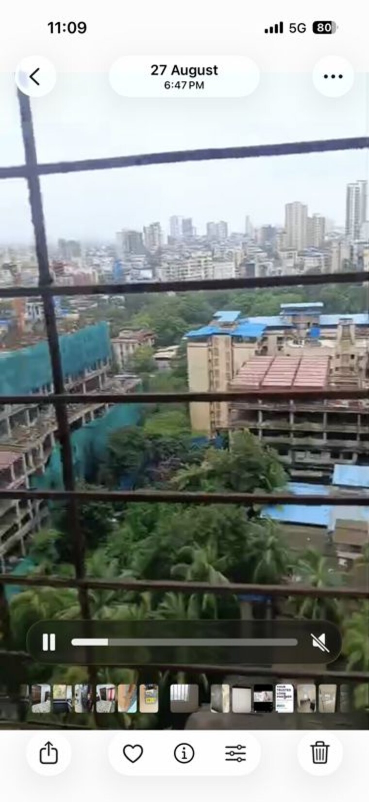 Balcony, panch pakhadi 1 Bedroom 360 Sq.Ft. Apartment In Panch Pakhadi Thane 10655198