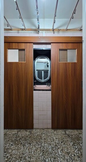 Bathroom in 1 BHK Apartment at Gokuldham Complex, Goregaon East – for Rent