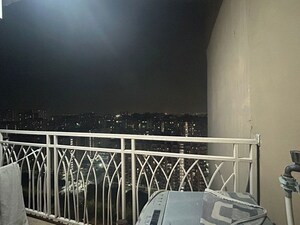 Balcony in 2 BHK Apartment at Mahagun Mywoods, Sector 16c Greater Noida – for Rent
