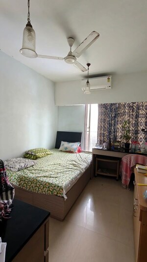 Bedroom in 3 BHK Apartment at Amann Marina, Worli – for Rent