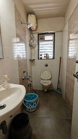 Bathroom in 3 BHK Apartment at Amann Marina, Worli – for Rent