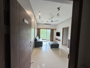 Living Room in 2 BHK Apartment at Megapolis Serenity, Hinjewadi – for Rent