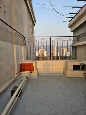 Balcony in 3 BHK Penthouse at Balaji Garden CHS, Kopar Khairane – for Sale
