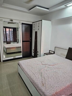 Bedroom in 3 BHK Penthouse at Balaji Garden CHS, Kopar Khairane – for Sale