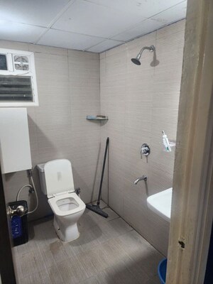 Bathroom in 3 BHK Apartment at Candeur Landmark, Varthur – for Rent