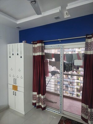 Living Room in 3 BHK Apartment at Candeur Landmark, Varthur – for Rent